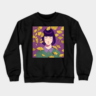 Ginkgo leaves Crewneck Sweatshirt